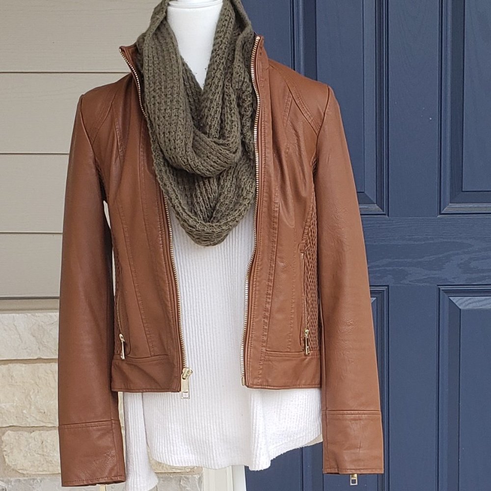 Guess Faux Leather Jacket
